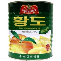 삼아씨에프 황도 슬라이스 3kg, 6개