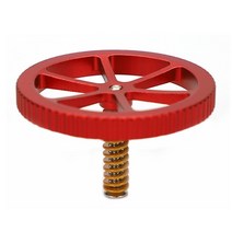 초정밀 18Pcs 업그레이드 된 3D 프린터 수리 도구 PTFE 튜브 핫 베드 스프링 레벨링 너트 염소 자리 교체, 한개옵션0