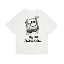 박시반팔티 유행 CEC 2023 여름옷 수묵 곰돌이 티셔츠 트렌드 와이드 루즈핏 힙합 커플룩 상의 4997765021
