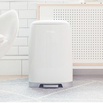 블리바 기저귀 냄새 차단 항균 디자인 휴지통   리필백 3팩 패키지, 아이보리 화이트