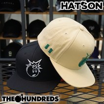 [햇츠온]J0HU204 THE HUNDREDS 브랜드 Adam Bomb logo Alias Snapback Cap 스냅백 남자 여자 야구 모자 AD