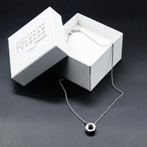 남성 수입 럭셔리 MM6 쥬얼리 번호 티타늄 우정 목걸이 스틸 특별한 선물 고급 목 Margiela 펜던트 나사 커플 체인 패션