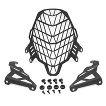 SUZUKI DL650 V-strom 650 17-2021 바이크 오토바이 수정 액세서리 헤드 라이트 보호 커버 그릴, [01] Black, 01 Black