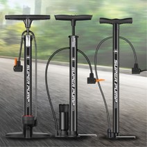 코스토프 가정용 고압 바람넣는기계 전동킥보드바람 에어펌프, 1개, 블랙 기압계 포함