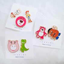 [1+1추가할인] 토이 캐릭터 뱃지(7color)