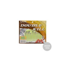 [기타브랜드] 싸파 더블킬 SHAD 웜 6.5cm DKSW-D34 미끼 루어 낚시