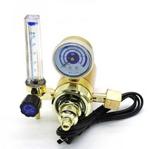 용접 감압기 압력 게이지 알곤 가스 co2 유량계, CO2가열측정기220V(고급충격방지)