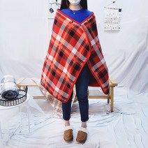 데코트리 극세사기모 망토담요
