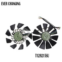 95MM 원래 T129215SU DC 12V 0.5A Asus GTX760 780 780TI R9 280 290 R9 280X 290X R9 390 390X GTX970 VGA, 1개, 단일, Set