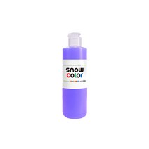 스노우물감 250ml 낱색 스노우키즈 유아 아기 놀이 핑거 형광 페인팅 블랙라이트 촉감놀이 물감놀이 형광놀이 미술놀이, 퍼플, 1개