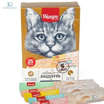 먹기편한 페키니즈 스틱츄르 먹이기쉬운 혼합 14g 25p 파우치 프렌치불독 웰시코기