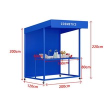 플리마켓 행사 부스 디스플레이 수레 매대 가판대 진열대 노점 축제 선반 이동식 캐비넷모델, 20