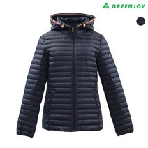 그린조이 여성 솔리드 후드 경량 점퍼