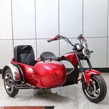 3륜 할리 전동스쿠터 세발 오토바이 삼토바이 삼륜 차, 60V, 100km삼륜모델