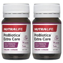 뉴트라라이프 프로바이오틱스 엑스트라 케어 14 캡 Nutra-Life Probiotica Extra Car Kpf 2개