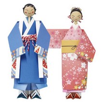 세계민속의상 일본 인형만들기