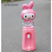 urkoteer귀여운 캐릭터 물통 탁상용정수기 키티 마이멜로디 도라에몽 텀블러 사무실 책상 조카 선물, .ml, 노란색 피카츄 1