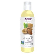 NOW Solutions 스위트 아몬드 오일 100% 순수 모이스처라이징 건강한 촉진 무향 453.6g(16온스), 4 Fl Oz (Pack of 1)