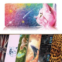 DGITEM 디자인 마우스 장패드 캐릭터 일러스트 게이밍 _ 20211698EA, 특대형 레오파드, 본상품선택