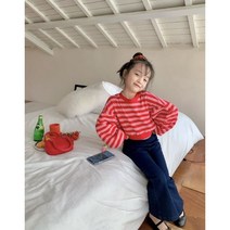 바로배송 샐리크롭세트 여아부츠컷데님바지세트 데일리 나들이 등원 여아상하복