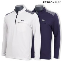 MT107 에이드 집업 티셔츠 - 남성 봄 가을 스판 긴팔티 일상 등산복 작업복