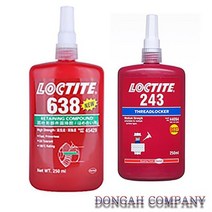 록타이트 혐기성 나사고정제 272/638/243 250mll, 272(250ml)