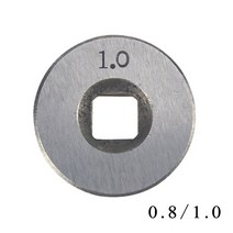 와이어 피더 휠 롤러 0.8mm 1.0mm 더블 사이즈 MIG 용접기 용접 피딩 머신 피드, 0 8 1 0, 1개