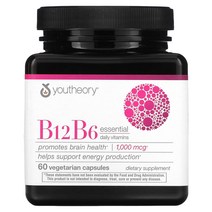 유씨어리 B12 B6 비타민 1000mcg 베지캡슐 60정 비건 메틸코발라민