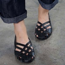 벅시루 여성 글래디 크로스 슬링백 샌들 5060 스트랩샌들