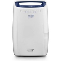 드롱기 DEX212F Tasciugo AriaDry 가정용 제습기 300W 12L 37dB 플라스틱 흰색, 12리터