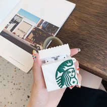 별다방 쇼핑백 에어팟 케이스, 1/2세대