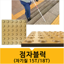 사각 인도 시각 장애인 유도 점자 보도 블록 블록 점형 자기질, 상품선택, 15T
