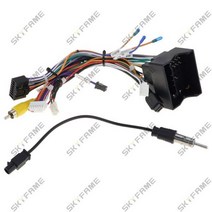 SKYFAME 자동차 16 핀 스테레오 배선 하네스 전원 케이블 Canbus 박스 디코더 포함 Roewe 360 550 I5 RX5 RX3 I6 EI5 MG GS ZS 3 5 6, Cable