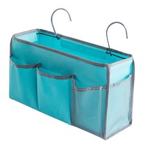 다목적 침대 옆 주최자 다기능 주최자 캐디 가제트 보관 홀더 매거진 랙, 36.5cmx13cmx20cm, 옥스포드 천과 철, 초록