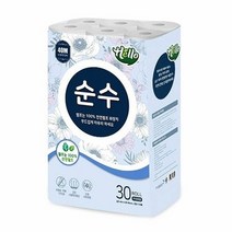물에잘녹는 두루마리휴지 2겹데코순수화장지 40M 30롤 먼지없는 비데용 코스트코 홈쇼핑, 상세페이지 참조