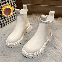 헌터패딩부츠 방한화 앵클 스노우 겨울 디자이너 부츠 여성 럭셔리 가죽 플랫폼 블랙 베이지 화이트 여성용 발목 부츠 모피 짧은 펑크 고딕 신발
