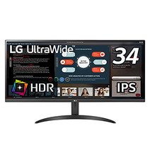 [Amazon.co.jp 한정] LG 모니터 디스플레이 34WP500-B 34인치21:9 울트라 와이드(2560×1080)HDRIPS 비광택FreeSync75HzHDMI×2블루 라이트 저감 플리커 세이프 기능