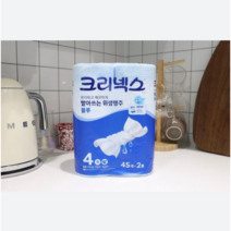 크리넥스 빨아쓰는 위생행주 블루, 14개, 45매
