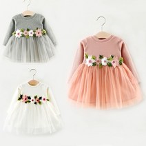 [일오삼유통] 공주원피스 돌쟁이선물 유아공주드레스 리본원피스 신생아민나시원피스