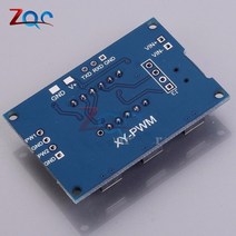 신호발생기 DC 5-30V 마이크로 USB 전력 독립 PWM 신호 발생기 2 채널 듀얼 웨이 디지털 LED 사이클 펄스, 한개옵션0