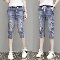 여름 여성 캐주얼 7부바지 2S3119
