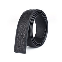 남자 타조 가죽 벨트 교체용 정장 버클 제외 허리띠 명품 혁띠