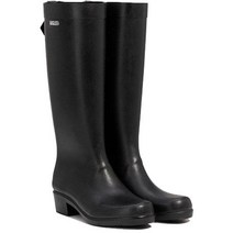 AIGLE 에이글 MYRICA ZZFNB66001 NOIR 37사이즈 (23.5cm) [아웃도어 레인부츠 레이디스]