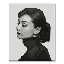 DIY캔버스페인팅 명화그리기 -인물 40x50, F30_클래식 오드리