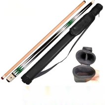 다이아몬드큐 당구 개인 큐대 케이스 가방 세트 옵션 큣대 빅 헤드 13mm 메이플 우드 연습 포켓볼, C.그린 다이아몬드 가방 세트