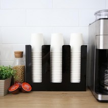 편의점커피 셀프바 3단 종이컵 디스펜서 pc방 종이컵케이스 스터디룸 사무실 정리대 1회용컵 일회용컵