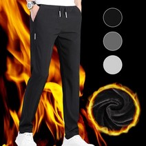 슬림핏 밴딩 기모 팬츠 트레이닝 등산 겨울 바지 스팬츠 방한 츄리닝