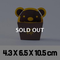 카툰 베이킹 종이 포장지 단상자 싸바리 박스 포장 선물 상자