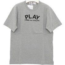 [꼼데가르송] (P1T072 GREY) 남성 반팔 티셔츠 21SS