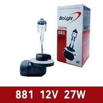 바이오라이트/안개등/881/ 12V27W/순정규격/아반떼/스타렉스/싼타페/880, H3